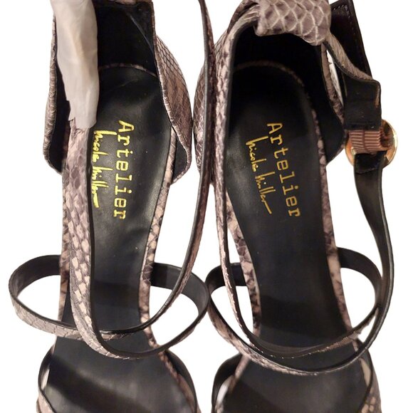 NICOLE Miller Grey Animal Print Pumps Size 11 - Picture 7 of 11